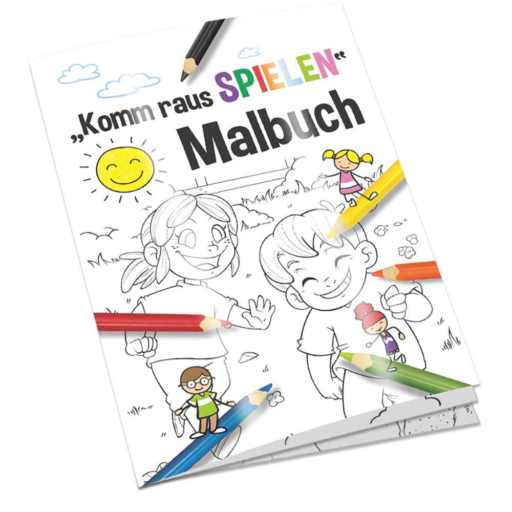 Malbuch / Mal-Set A6 - Komm-raus-spielen - Malset neutral-983
