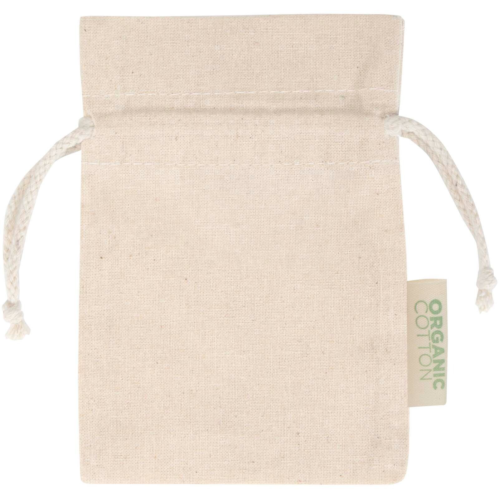 Odisha 140 g/m² OCS Bio-Geschenktasche – 15 × 10 cm  - natur-47
