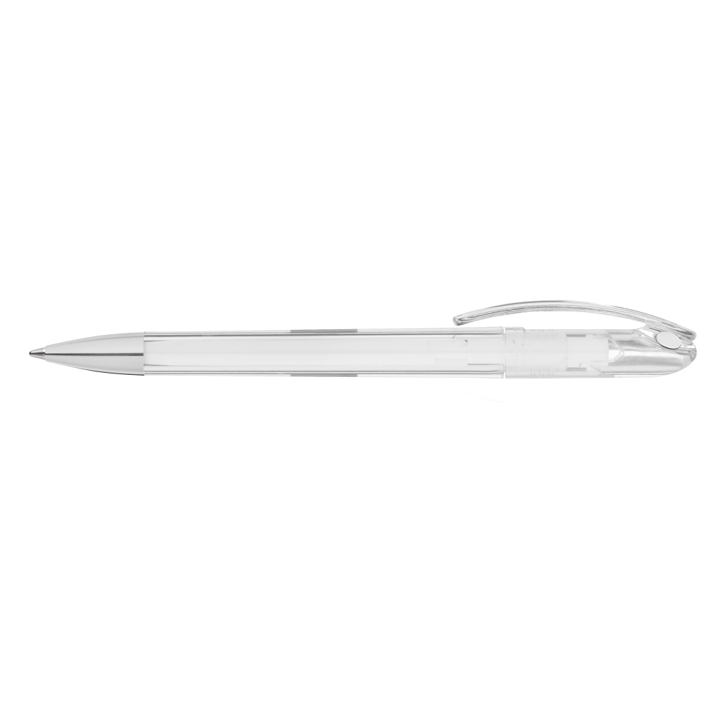 Spot Transparent Si Druckkugelschreiber - klar-223