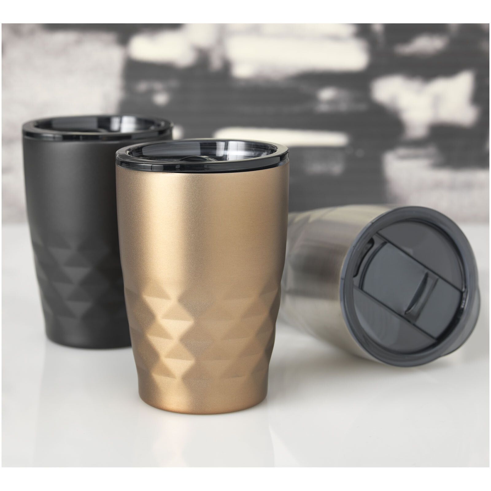 Geo 350 ml Kupfer-Vakuum Isolierbecher - schwarz-643