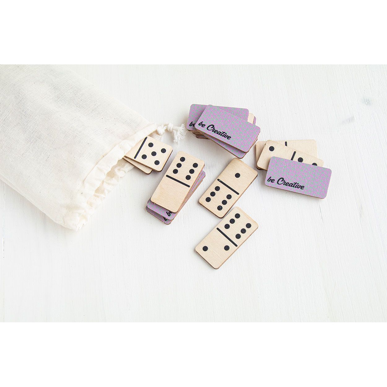 Individuelles Domino-Spiel Maltese - natur-738