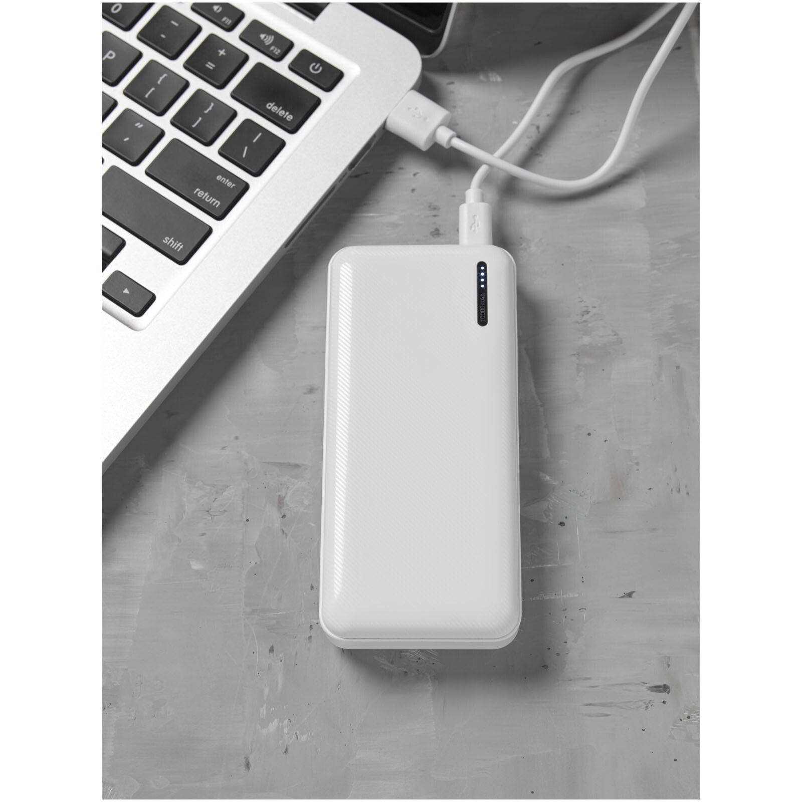 Compress 10.000 mAh High Density Powerbank - weiss-197
