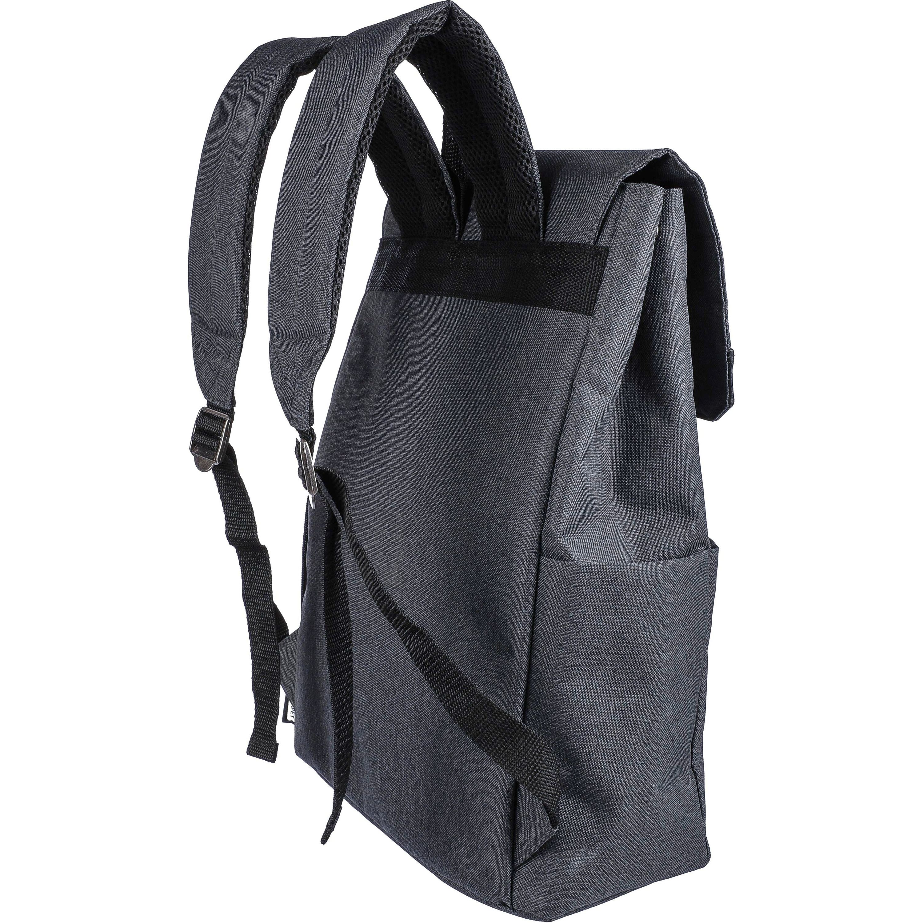 15 Zoll Laptop-Rucksack aus 600D Polyester-Gewebe Dennis - schwarz-927