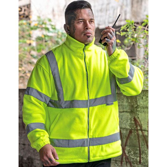 Hi-Vis Safety Fleece-Jacket Bergen - signal orange-269