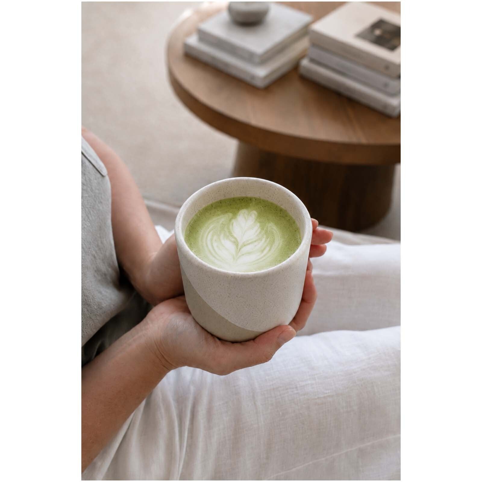 Originalhome Reclay 350 ml Tee- und Matcha-Becher Set  - weiss-907