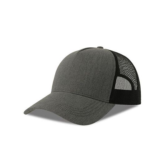 Rapper Cotton-S Cap - grey melange - black-862