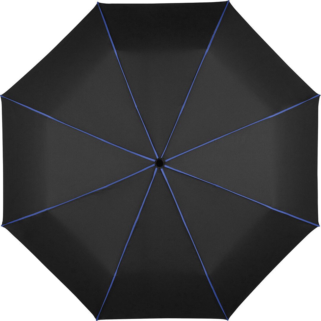 AOC-Oversize-Taschenschirm FARE® Seam Ø104 cm - schwarz - euroblau-735