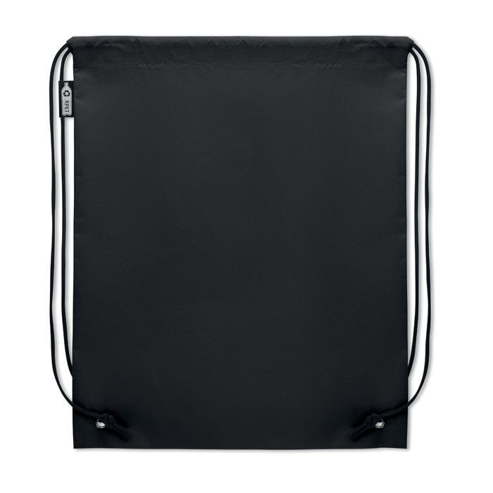 Beutel mit Kordelzug Non Woven DAFFY RPET - schwarz-269