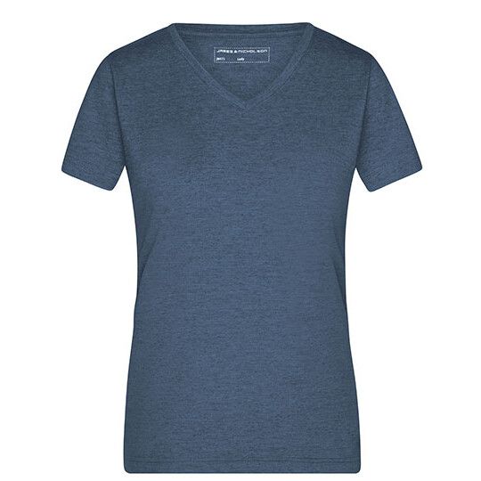 Ladies´ Heather T-Shirt - blue melange-876