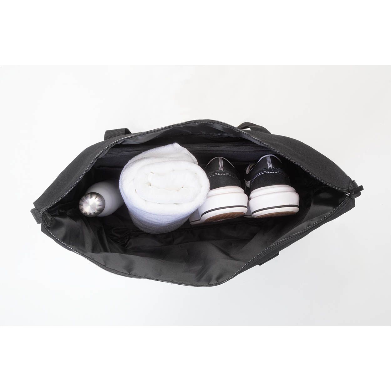 Rebyss Travel Recycelten Canvas Reisetasche - schwarz-347