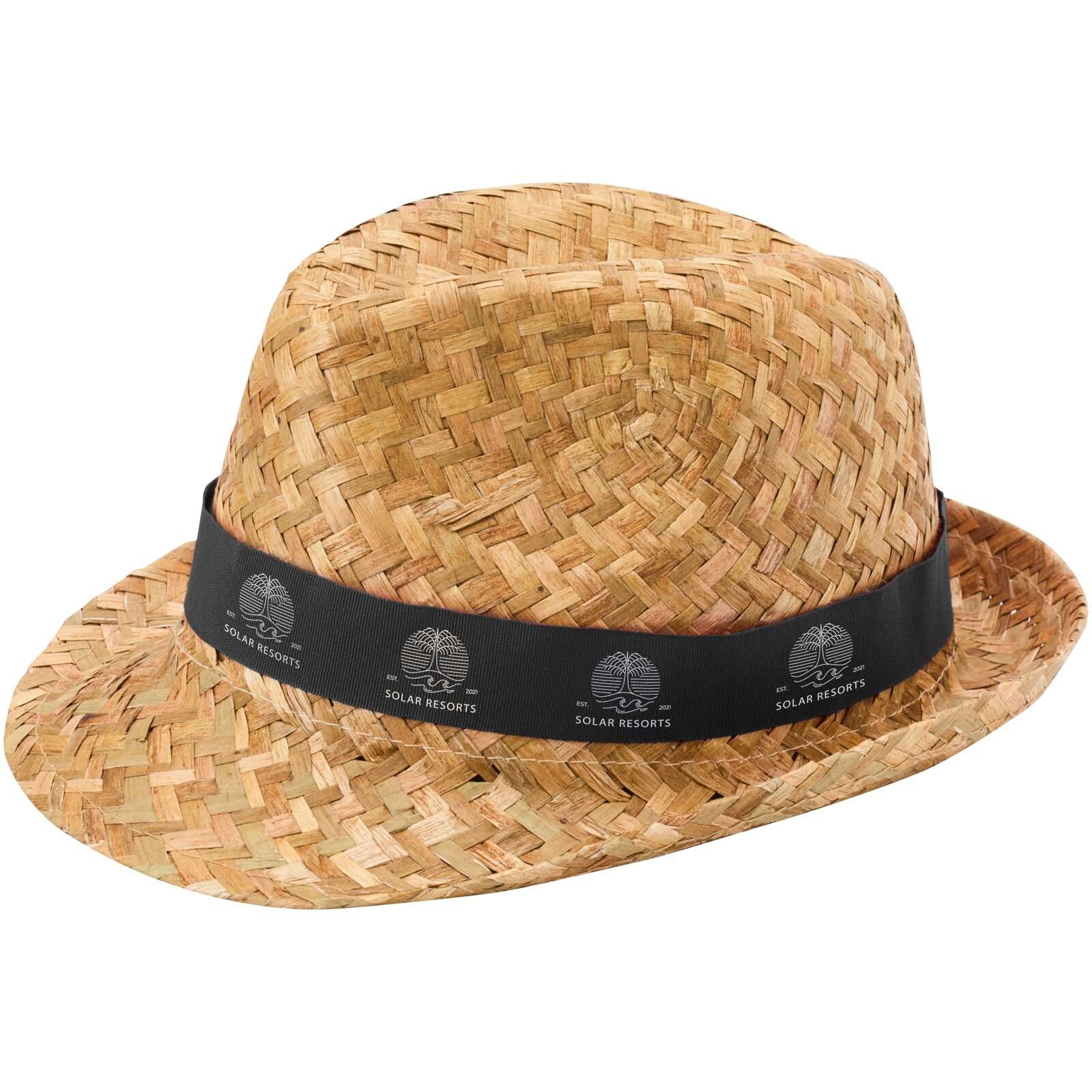 Pricus Strohhut - schwarz -  natur - 0-94