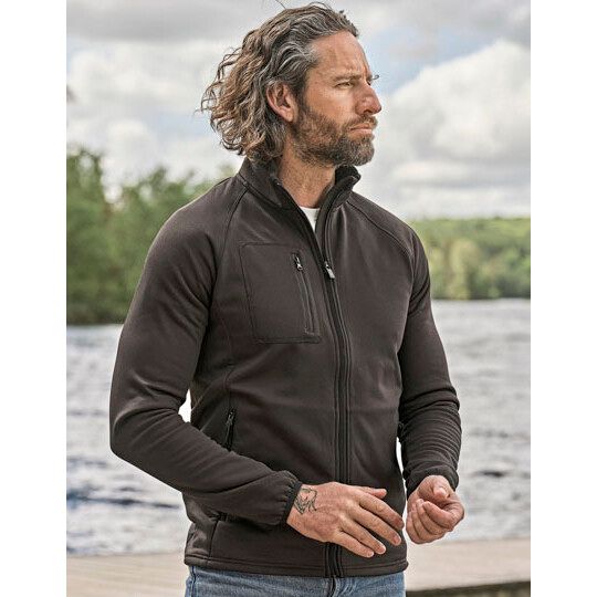Stretch Fleece Jacket - deep green-303