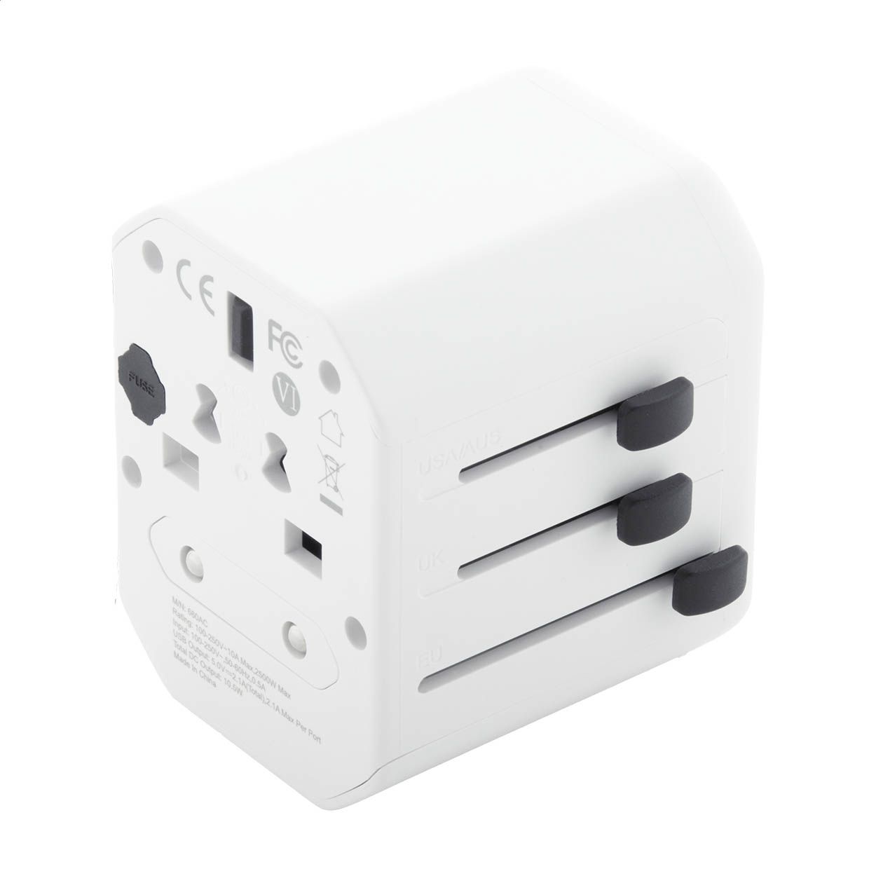Jetsetter Reiseadapter - weiß-768