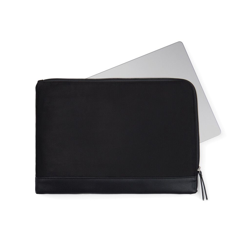 VINGA Marlow 14" Laptop Sleeve aus RCS recyceltem Polyester - schwarz-329