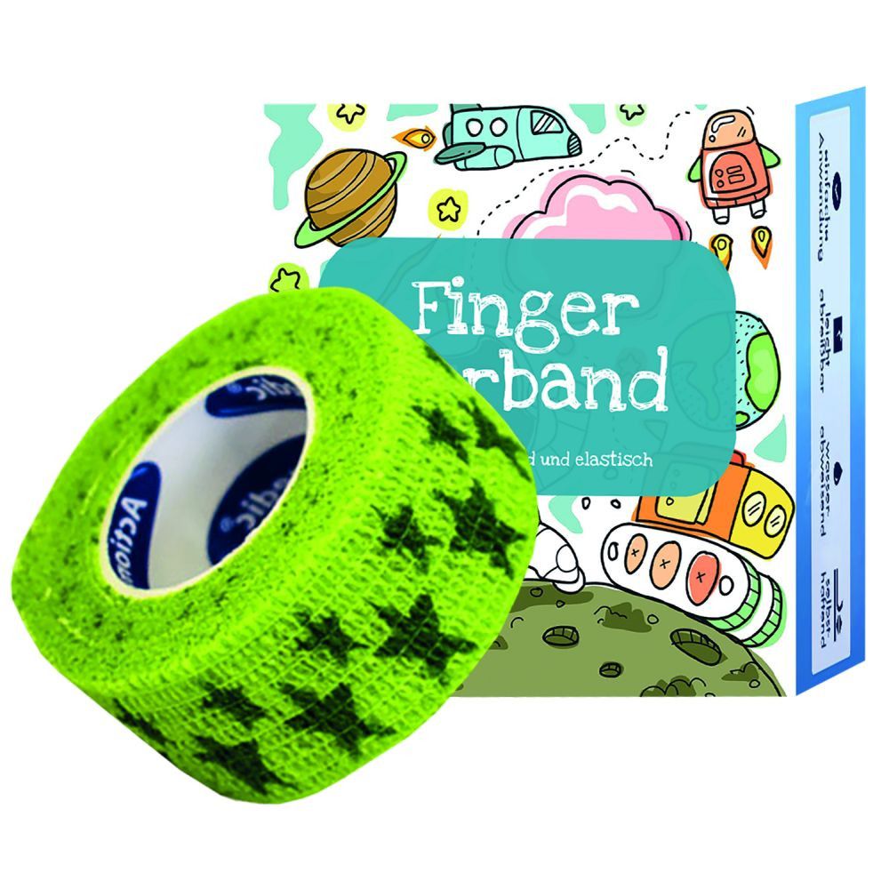 ACTIOMEDIC® KIDS selbsthaftender Fingerverband, grün-45