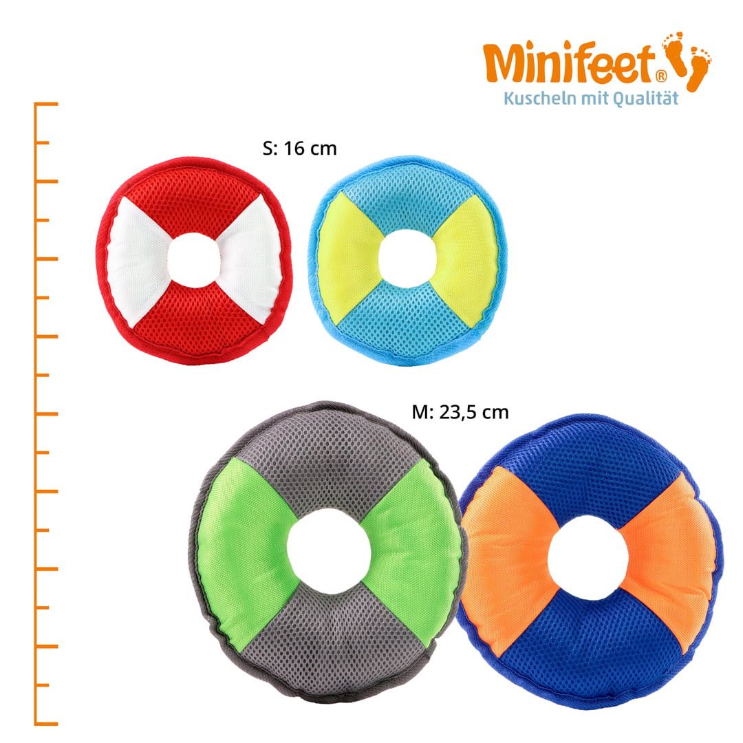 MiniFeet® Hundespielzeug Flying Disc - orange - blau-144