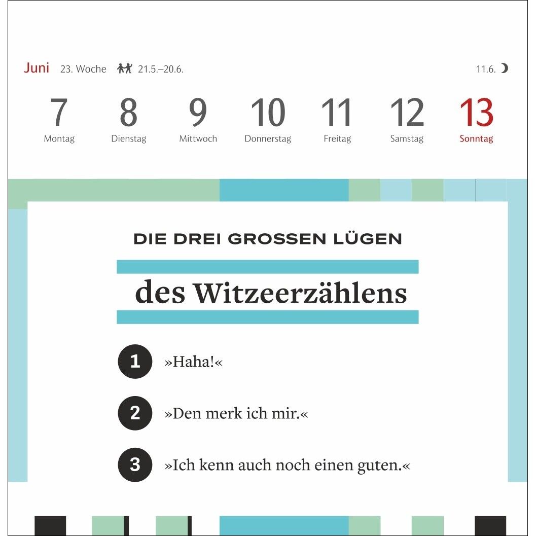 Die drei großen Lügen Premium-Postkartenkalender-706