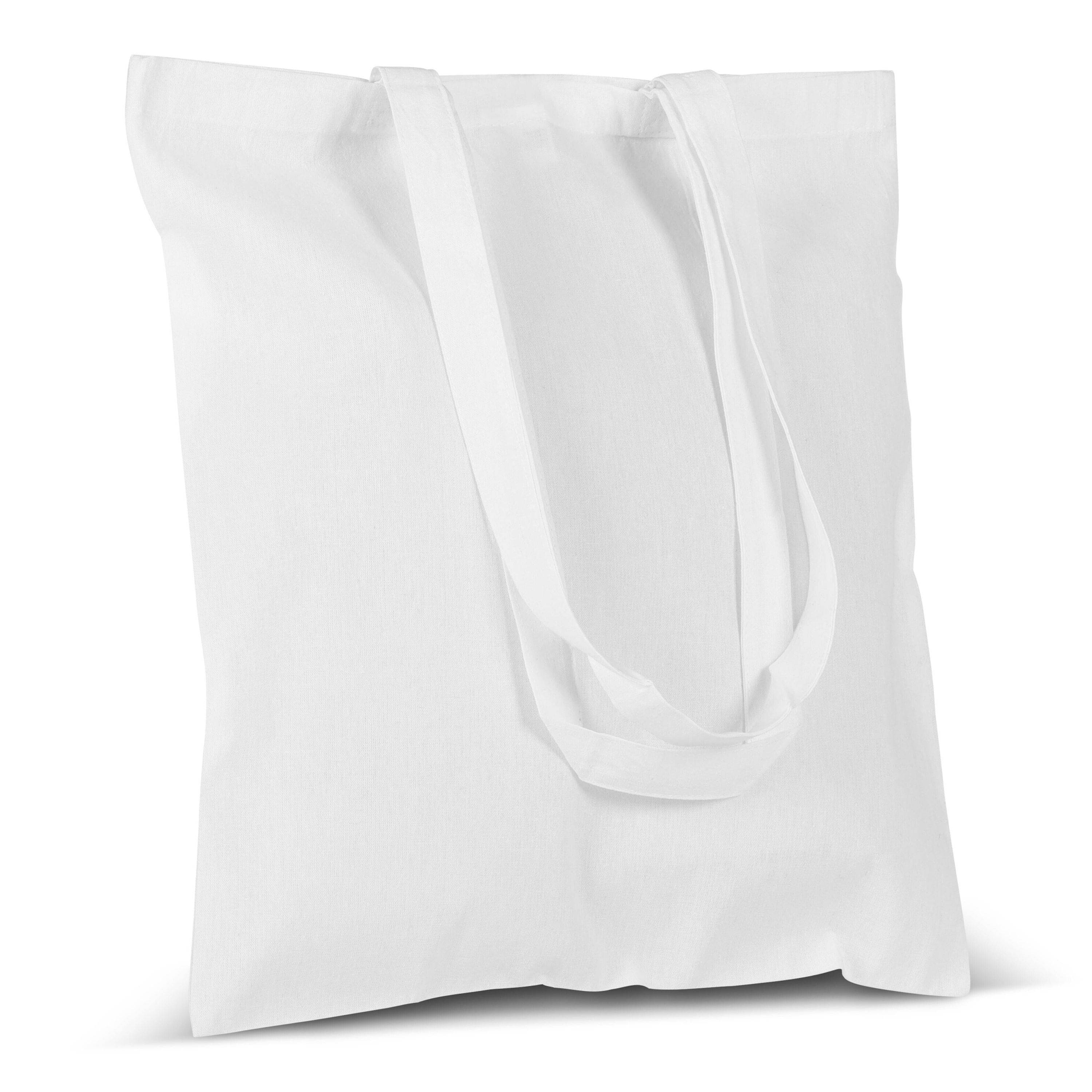 Tasche aus recycelter Baumwolle 140g/m² 38x42cm - weiss-876