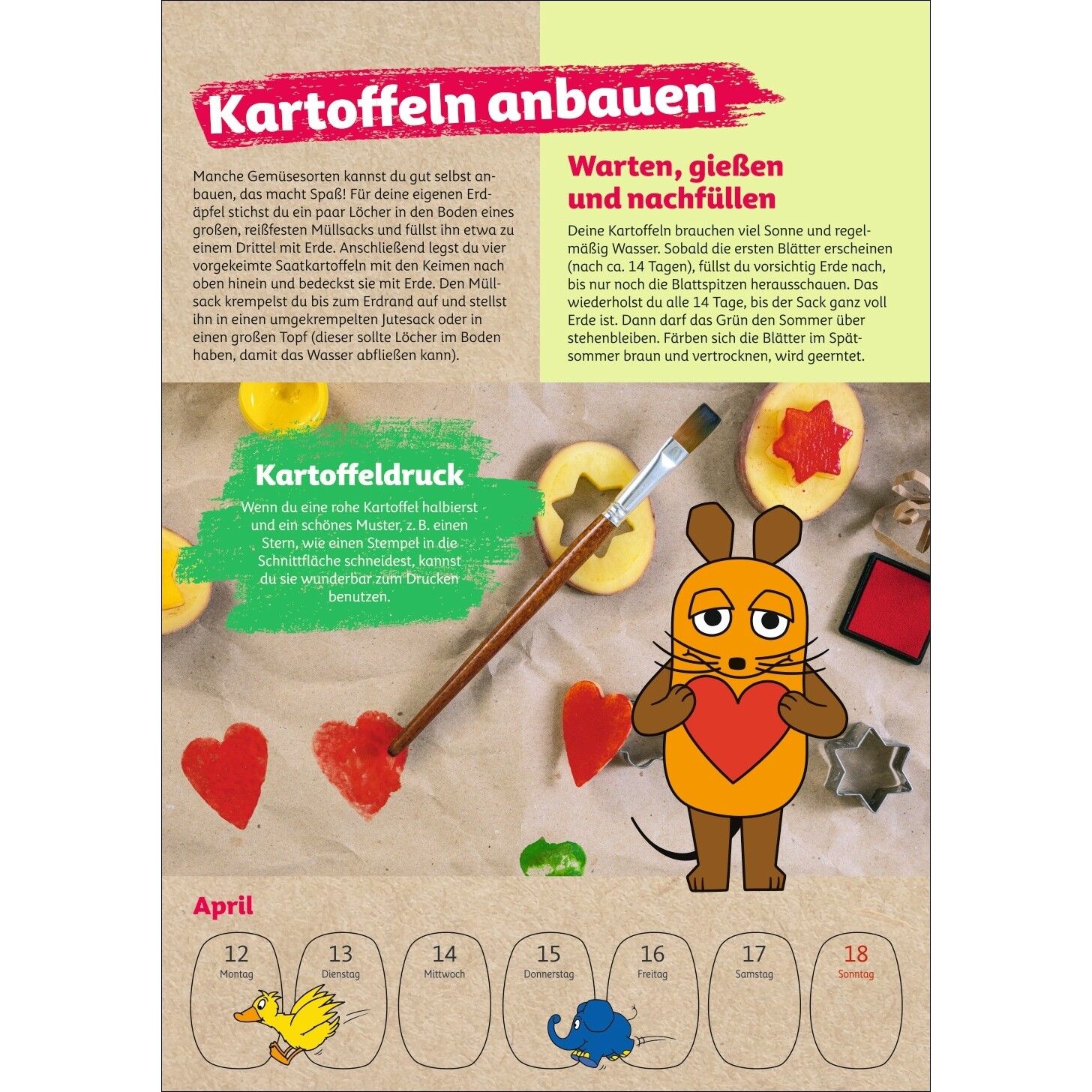 Schütze die Erde mit der Maus - Kinder Kalender-602