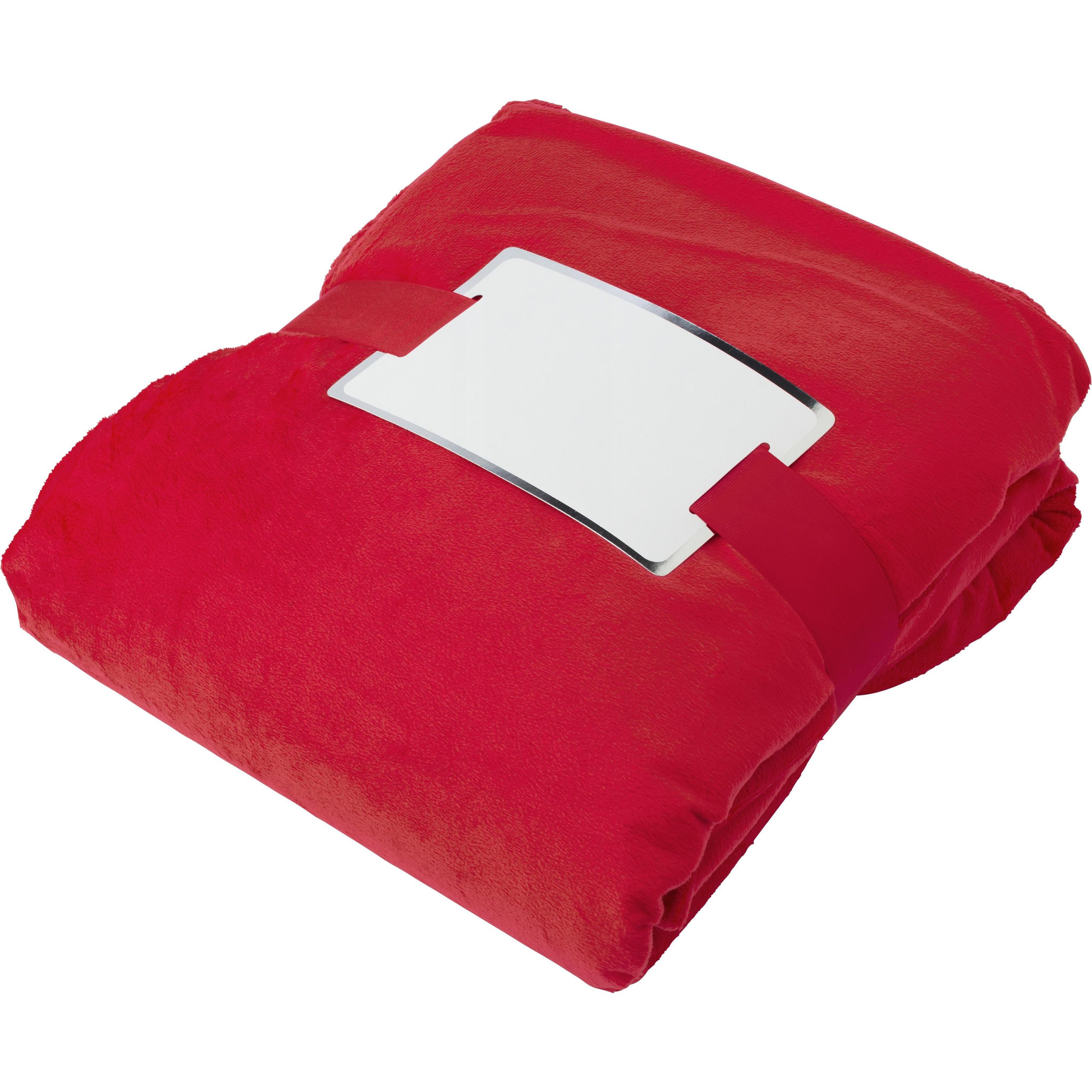 Kuscheldecke aus Polyester Margot - rot-313