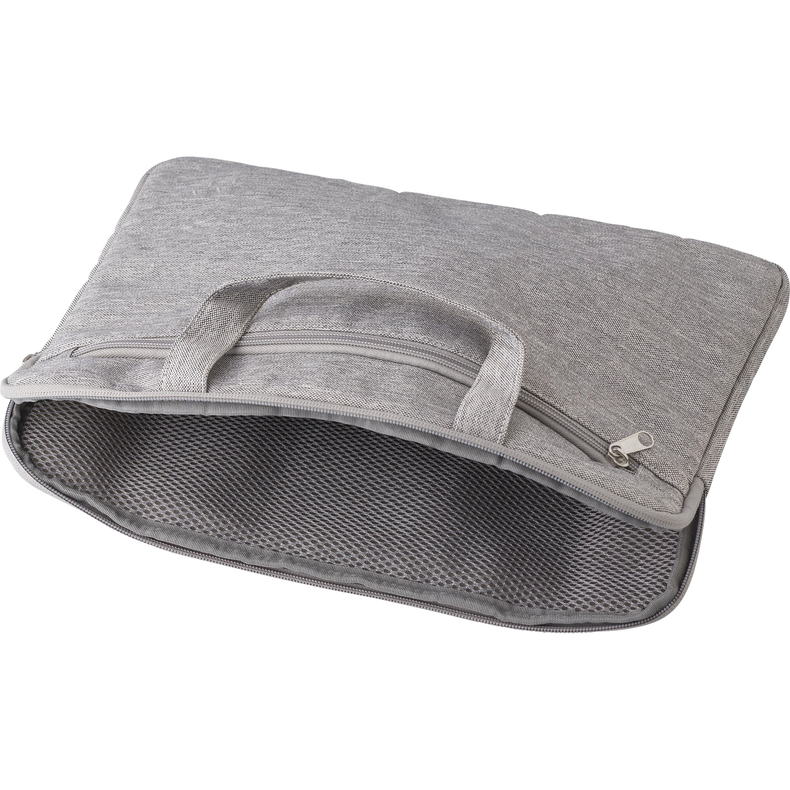 rPET-Laptop-Tasche Ibrahim - grau-748