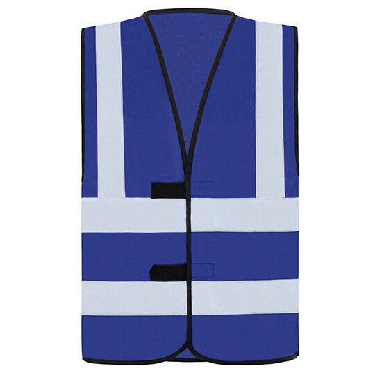 Hi-Vis Safety Vest With 4 Reflective Stripes Hannover - royal blue-55
