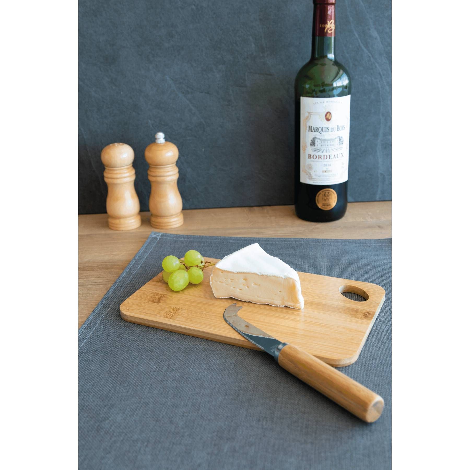 Käseset BAMBOO CHEESY - braun-561