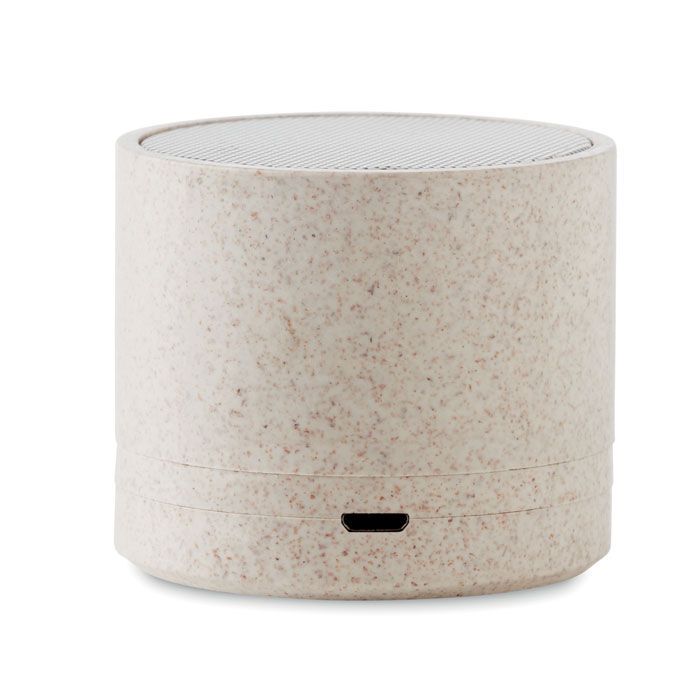 Wireless 5.0 Lautsprecher ROUND BASS+ - beige-209