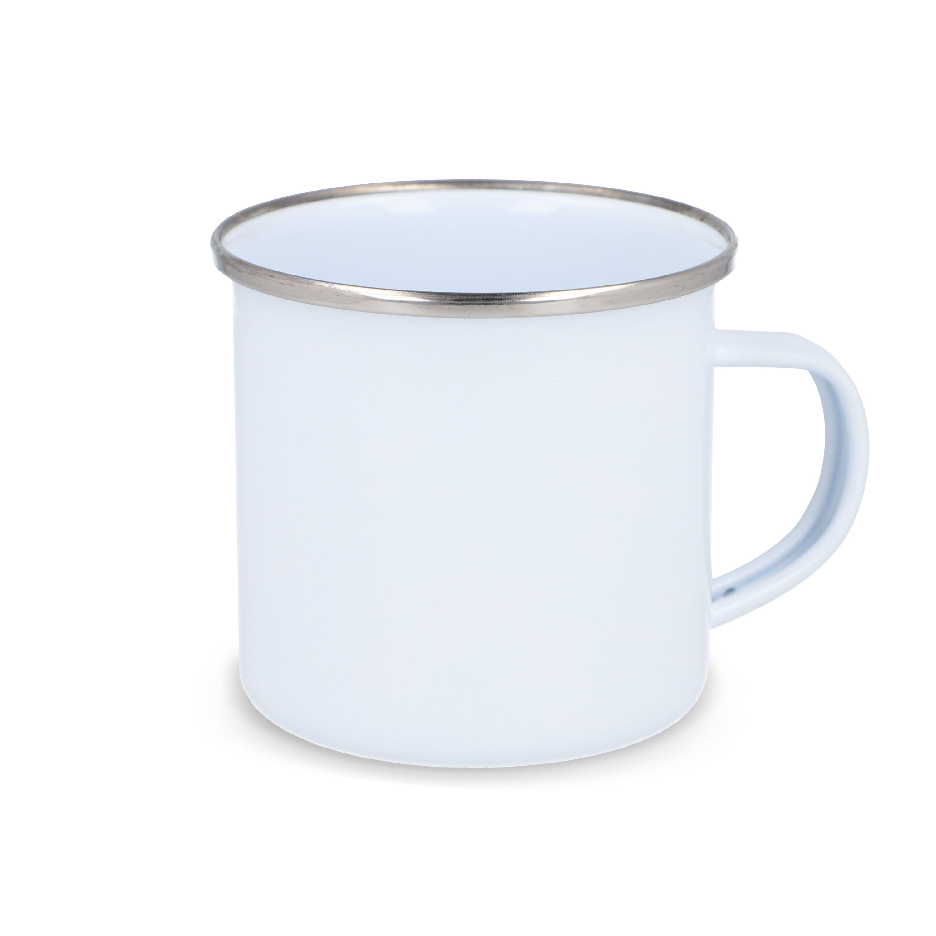 Emalie Becher 350ml - weiss-339