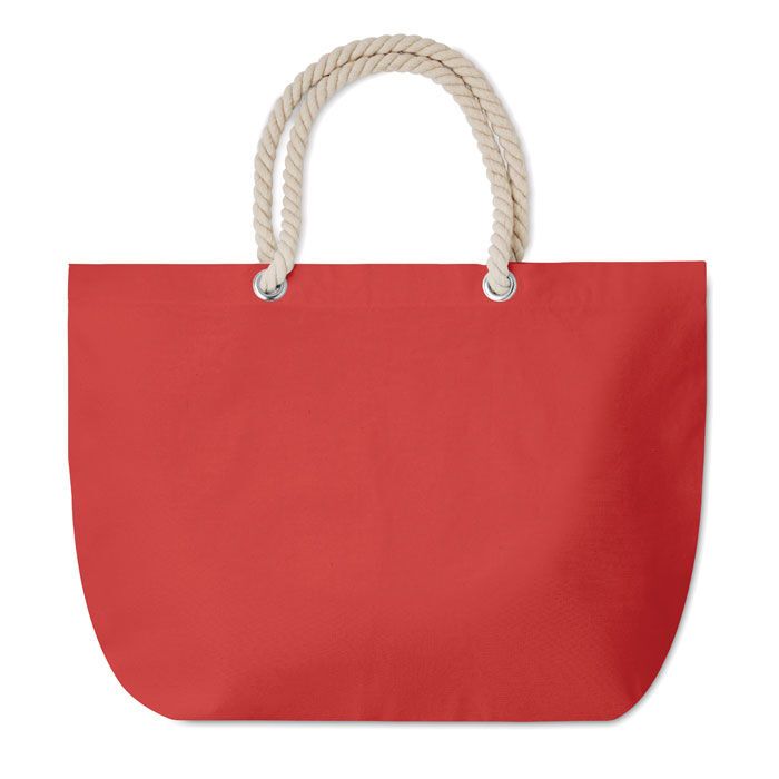 Strandtasche mit Kordelgriff MENORCA - rot-809