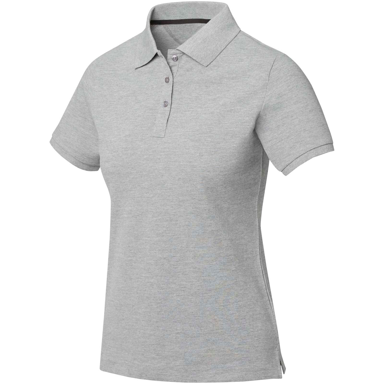 Calgary Poloshirt für Damen - grau meliert - M-602