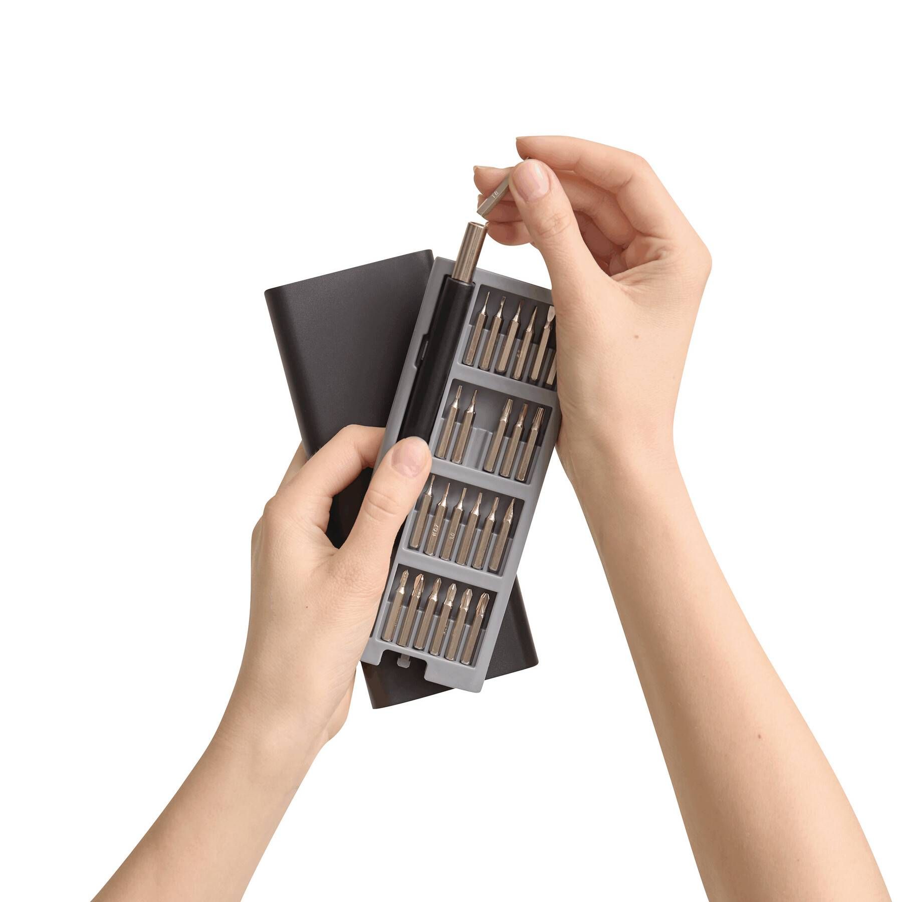 Schraubendreher-Set BIT PRECISION, 26-teilig - schwarz-182