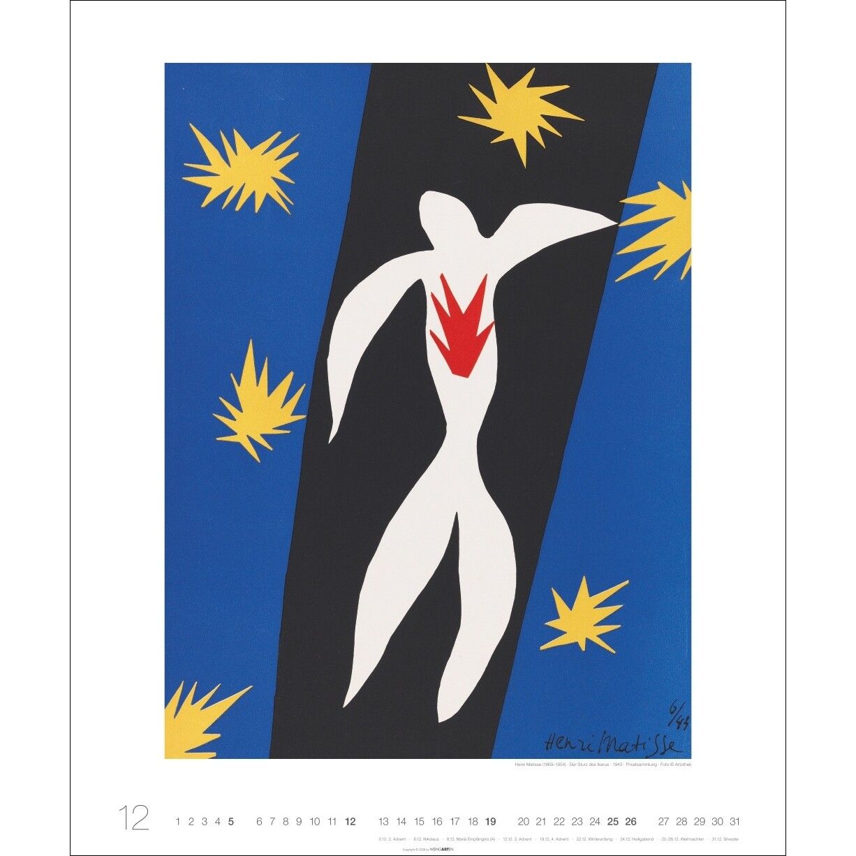 Henri Matisse Edition - Kunst & Kultur Kalender-27