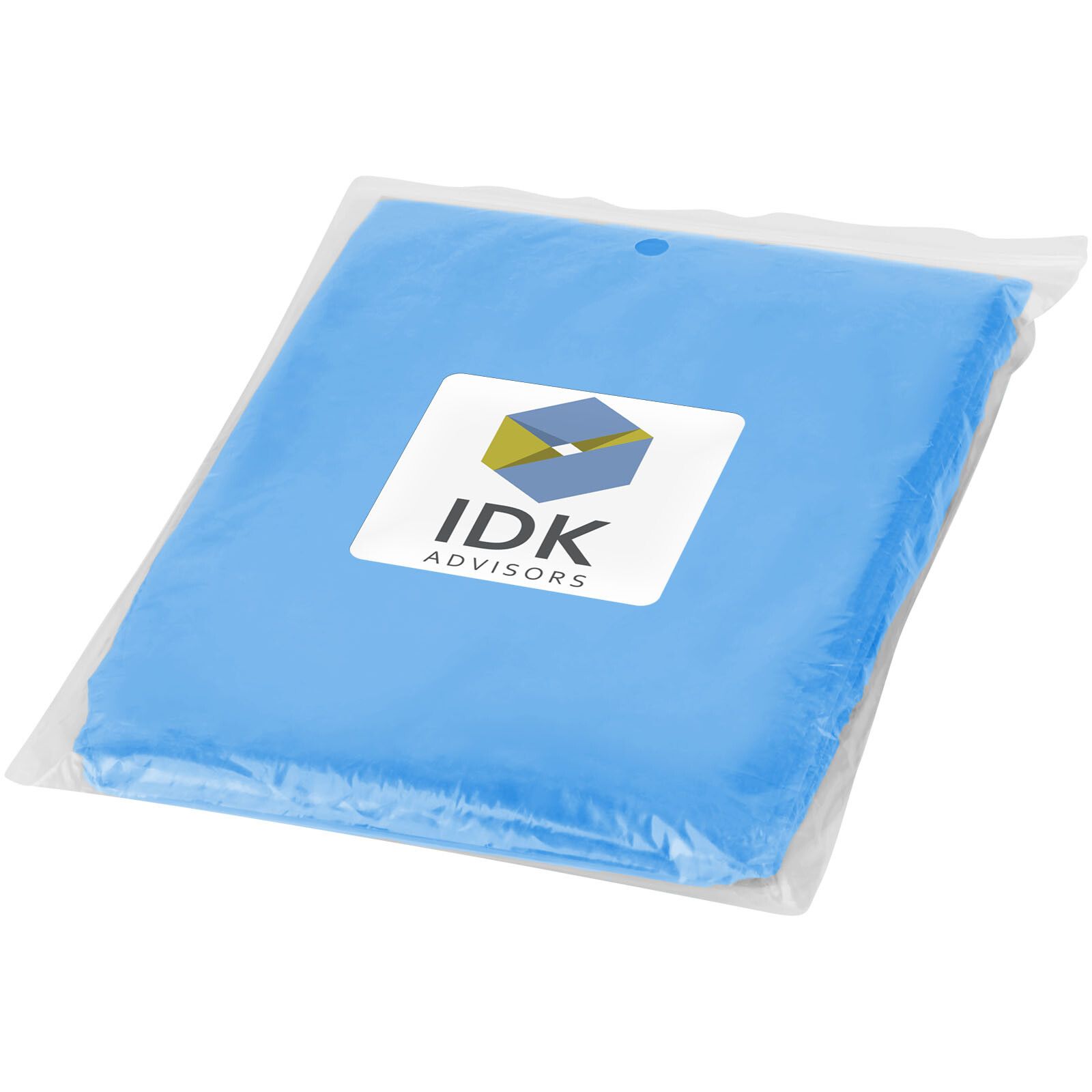 Ziva Einweg Regenponcho mit Hülle - royalblau-84