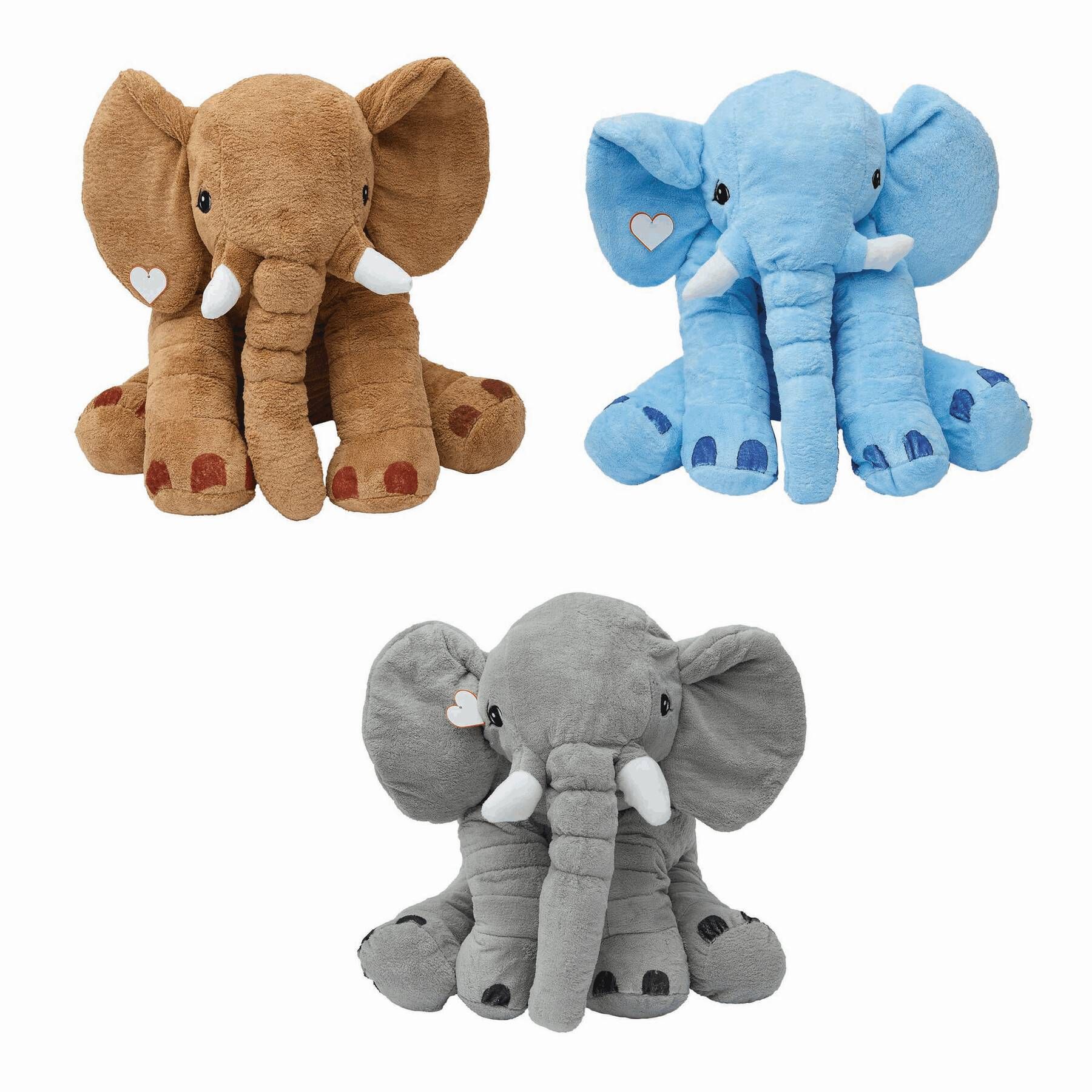 Großer Plüsch-Elefant LOUNIS - beige-794