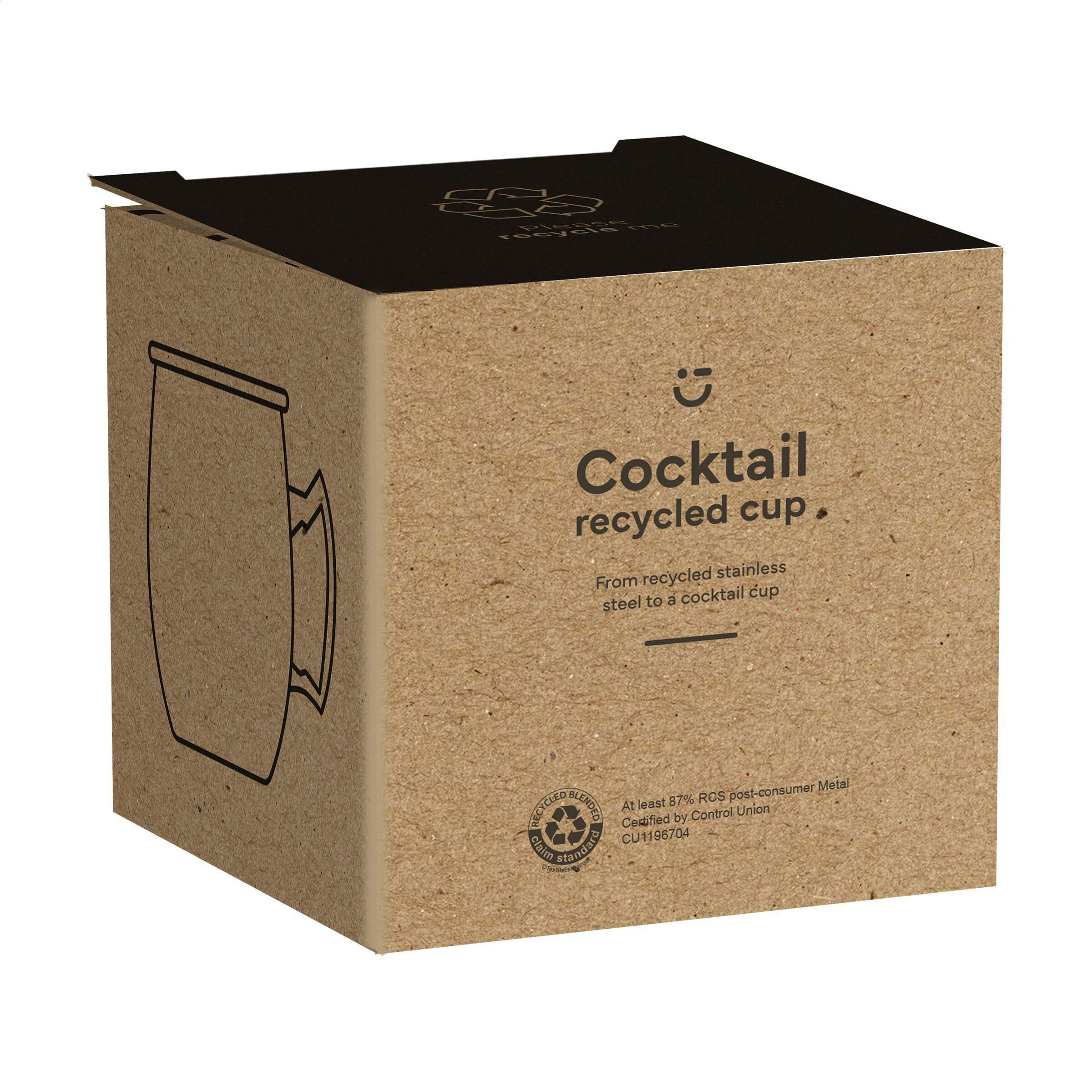 Cocktail RCS Recycled Cup 400 ml - leichtes kupfer-408