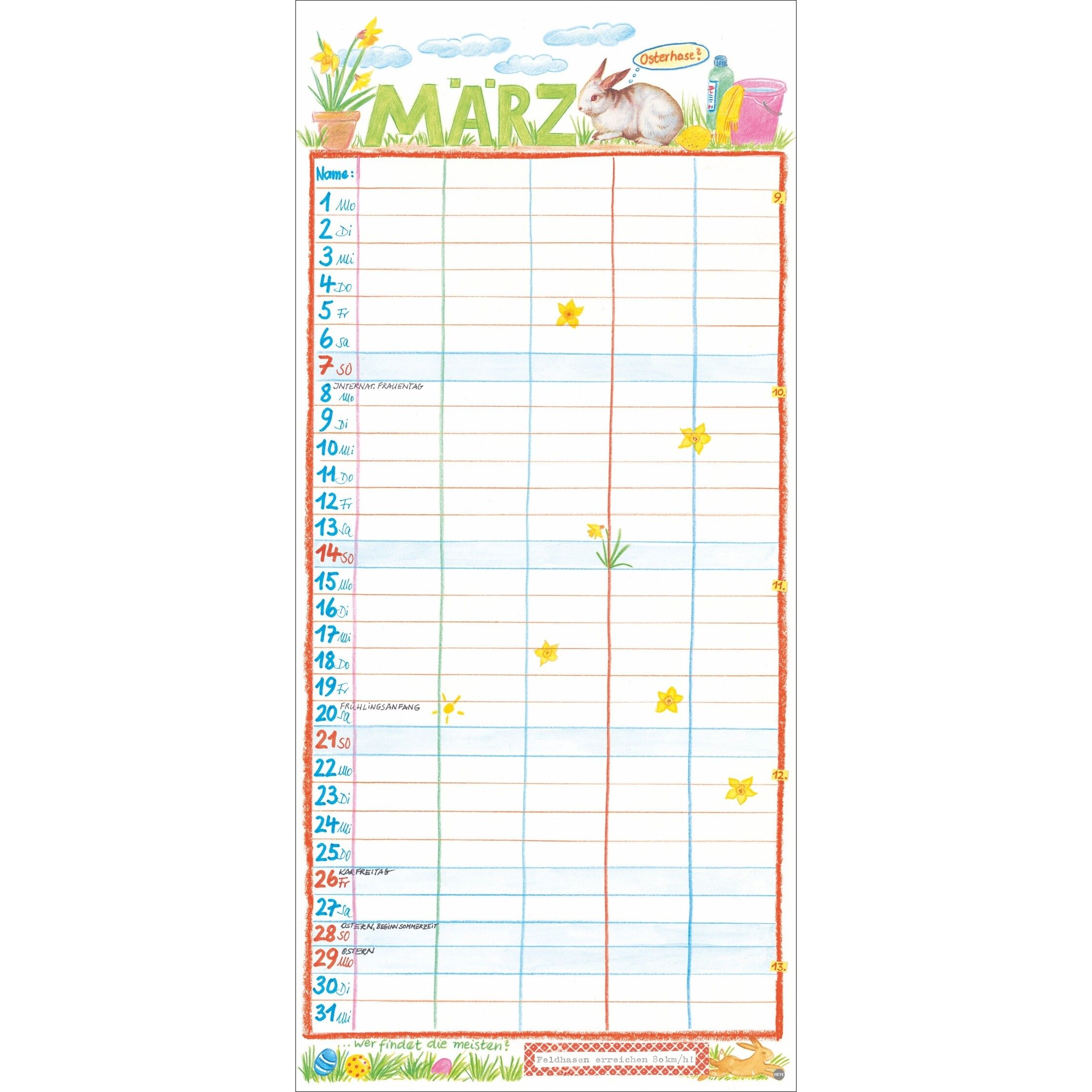 Kohwagner Unser Familienkalender-248