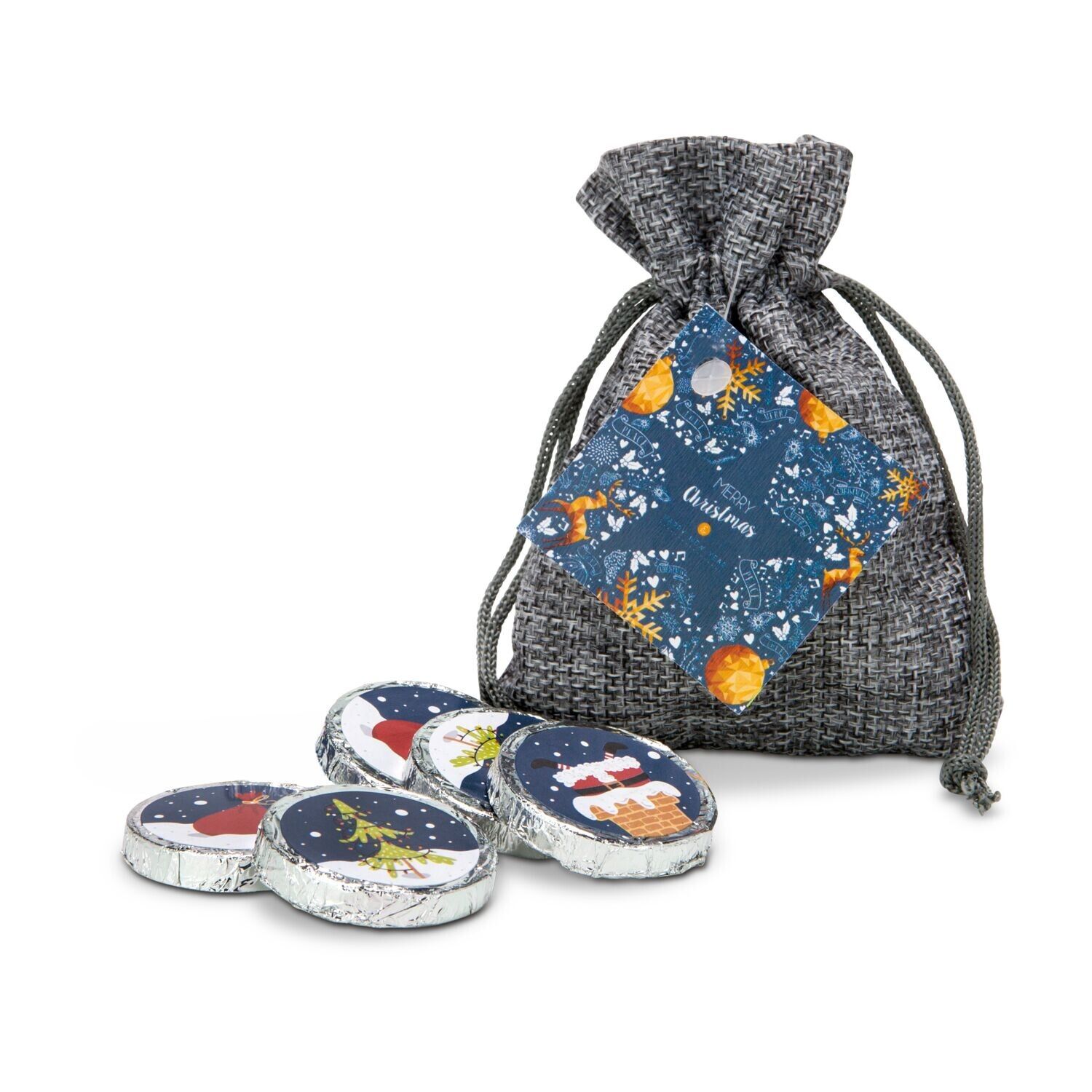 Geschenkset Weihnachts-Schokotaler-906