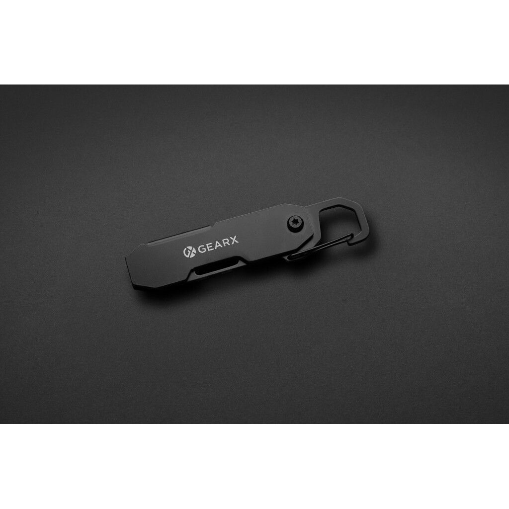 Gear X faltbares EDC-Werkzeug mit Karabinerhaken - schwarz-590