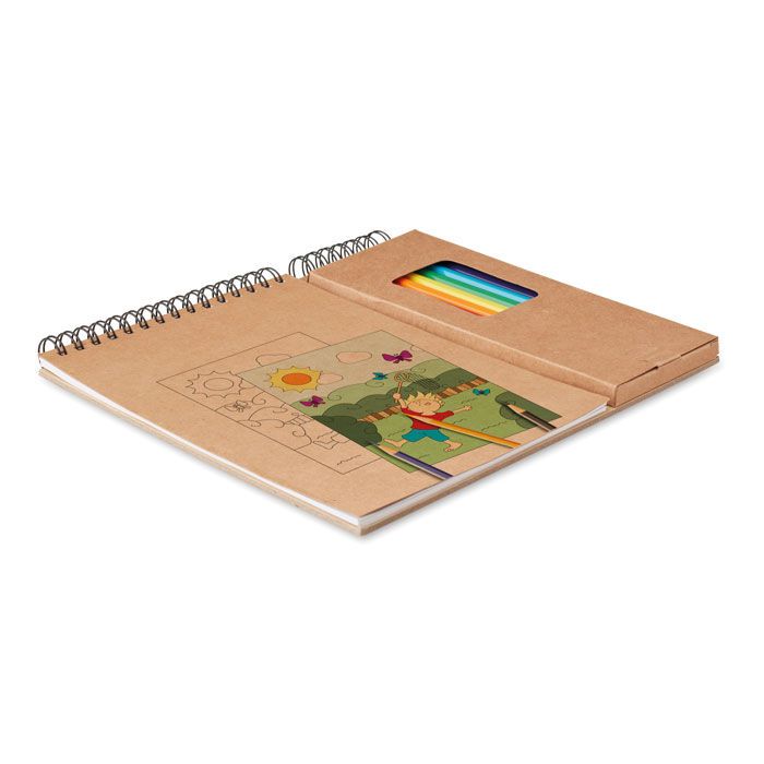 Malset mit 8 Buntstiften COLOPAD - beige-336