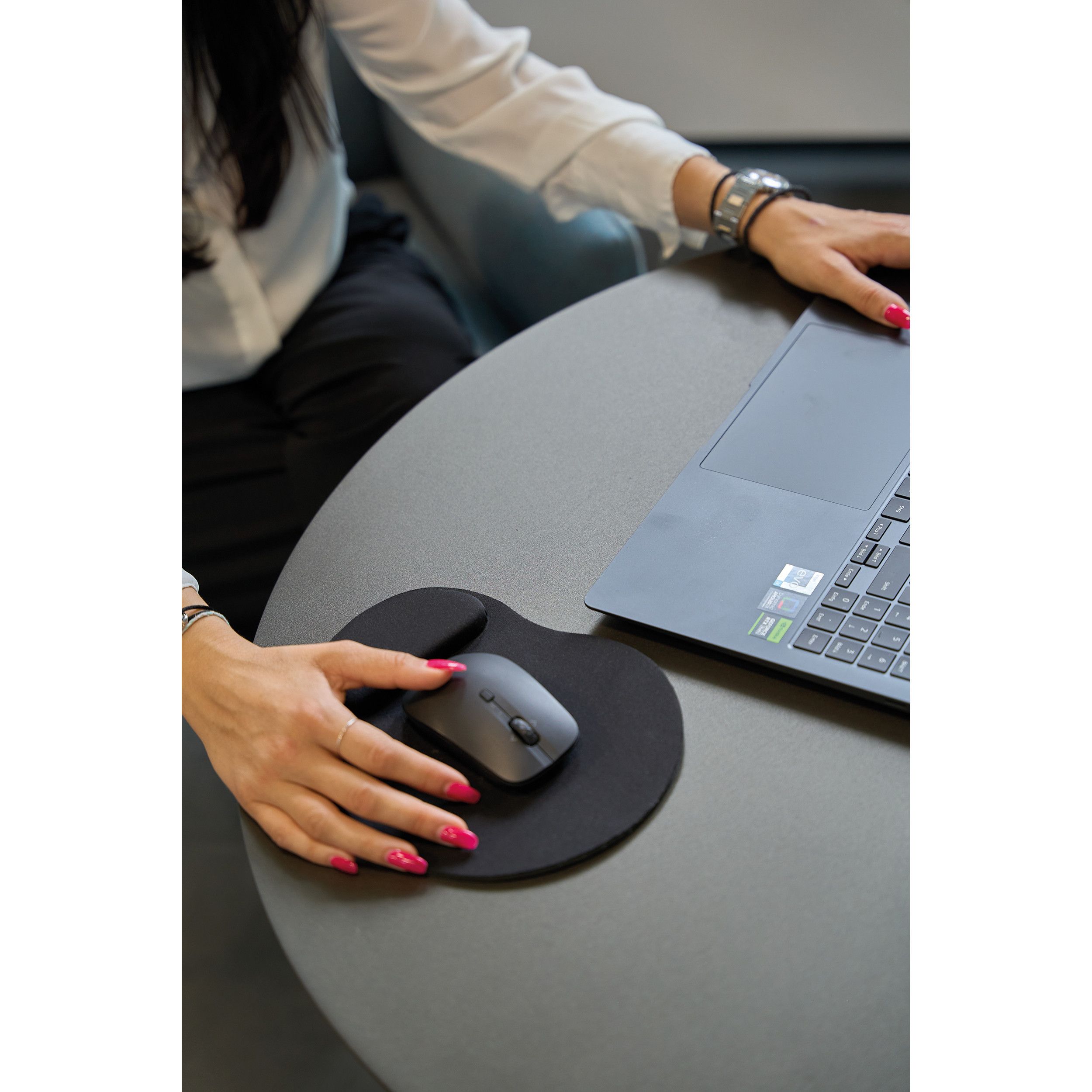 Ergonomisches Mousepad Brantford - schwarz-374