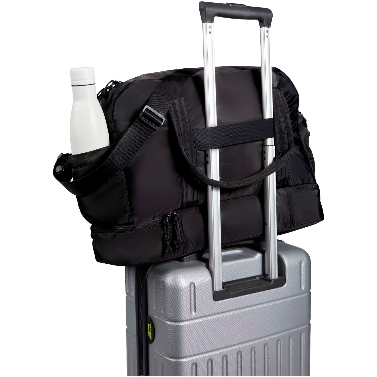 Puffer GRS recycelte Reisetasche mit isoliertem Boden 30L - schwarz-499