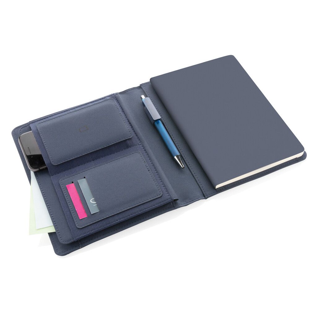 Impact AWARE™ RPET A5 Portfolio - navy blau-75