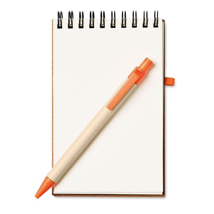 DIN A6 Notizbuch SONORA - orange-675