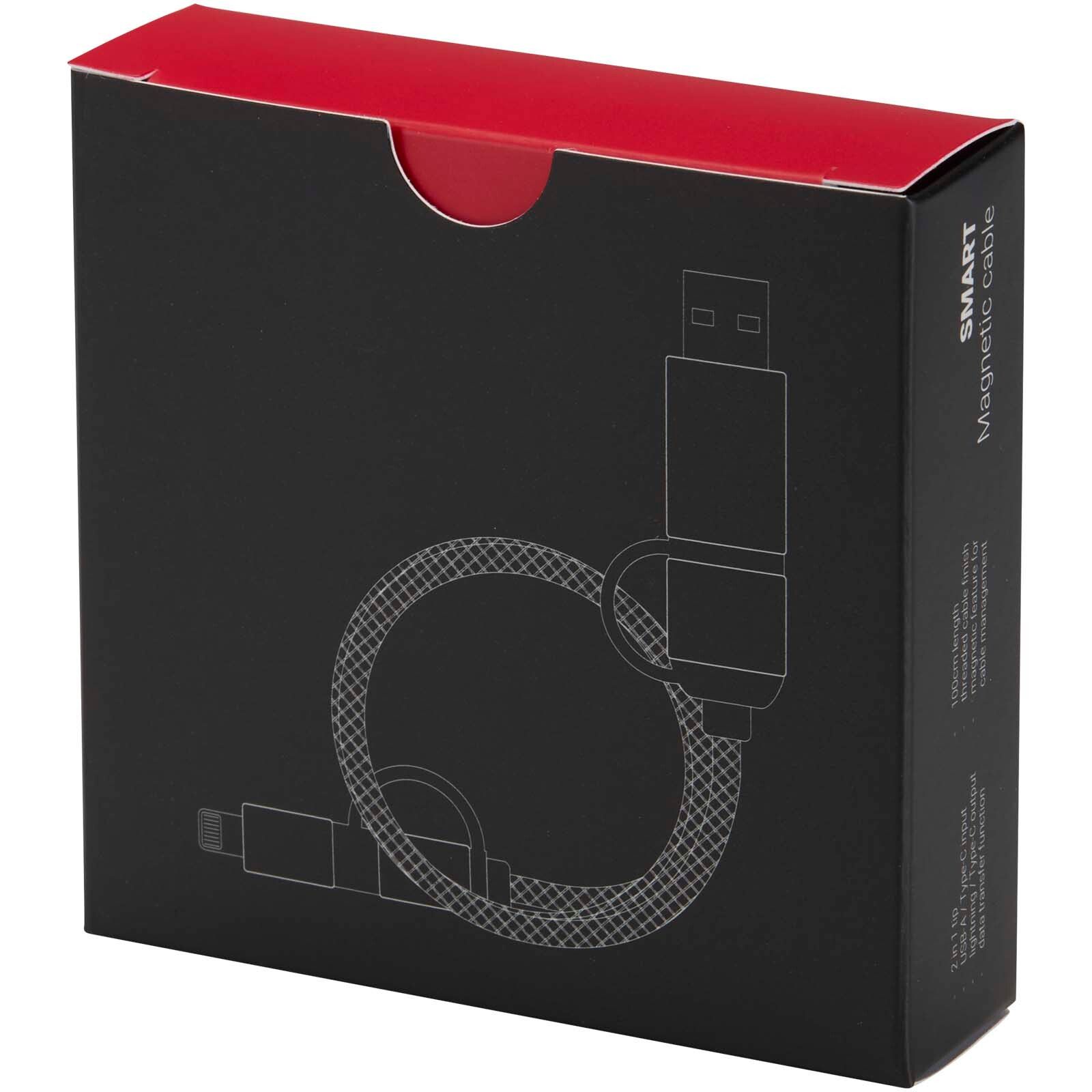 SMART 65 W, 100 cm, RCSs magnetisches 5-in-1-Ladekabel - schwarz-462