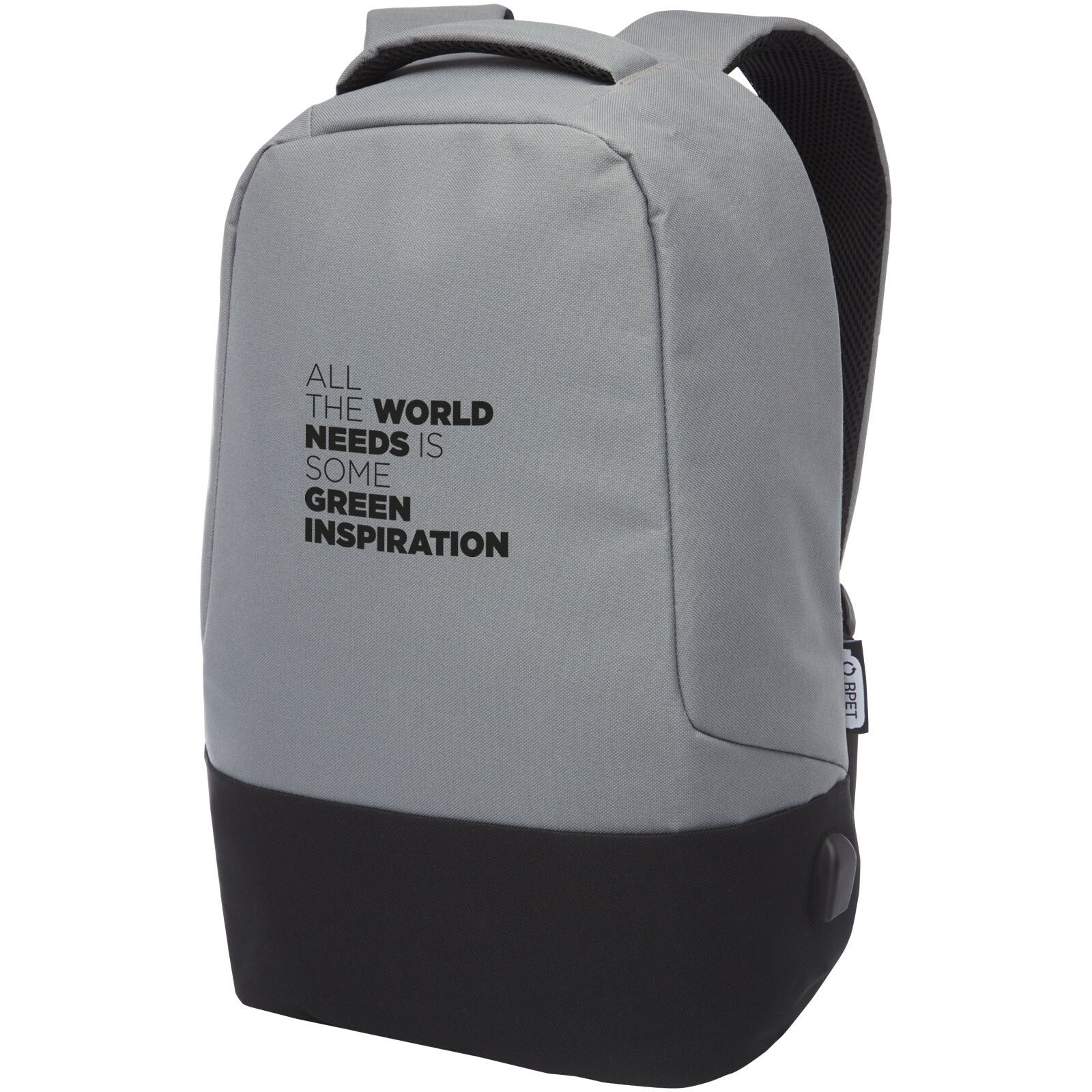 Cover Diebstahlsicherer GRS RPET Rucksack 18L - grau-245