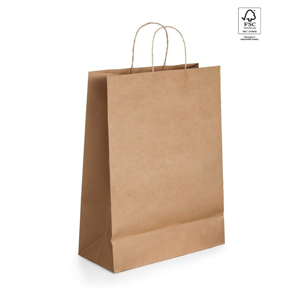 TAYLA Tragetasche aus Kraftpapier (115 g/m²) - natur-795