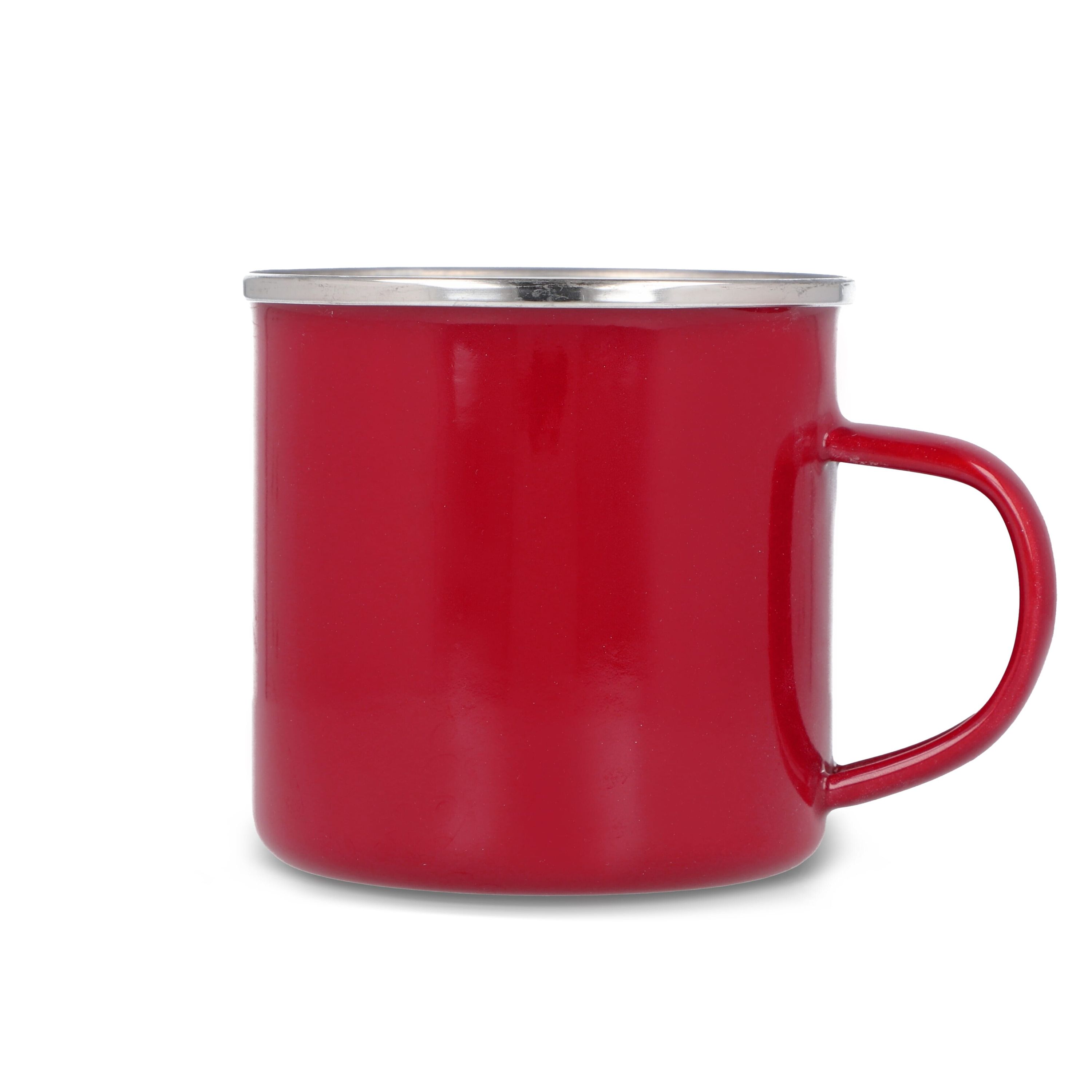 Emalie Becher 350ml - rot-290