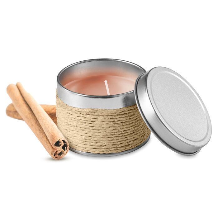 Kerze mit Apfelduft DELICIOUS - beige-483