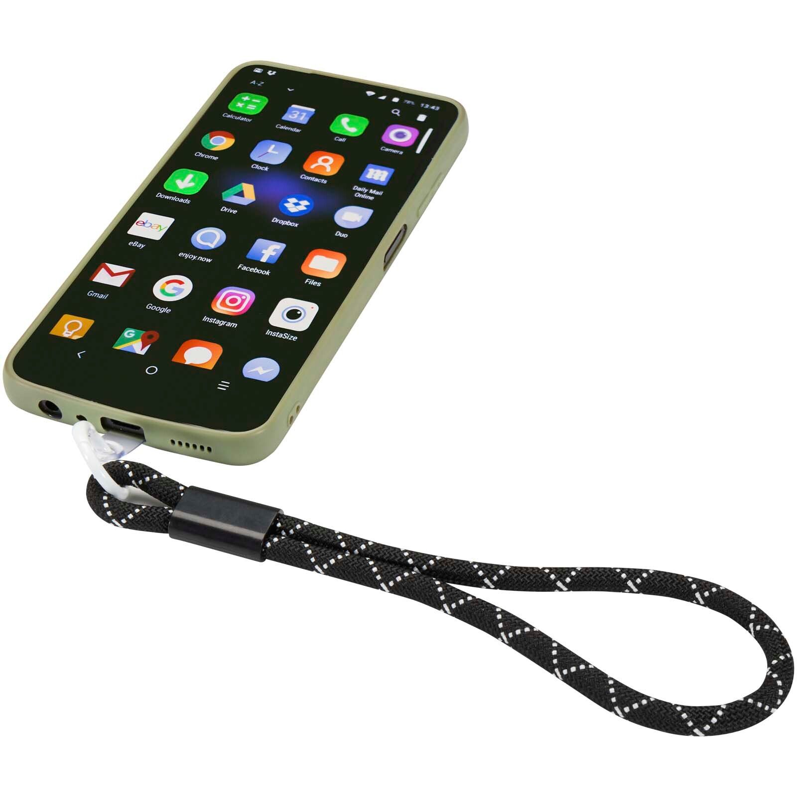 Arich Smartphone Armband aus recyceltem Kunststoff - schwarz-784
